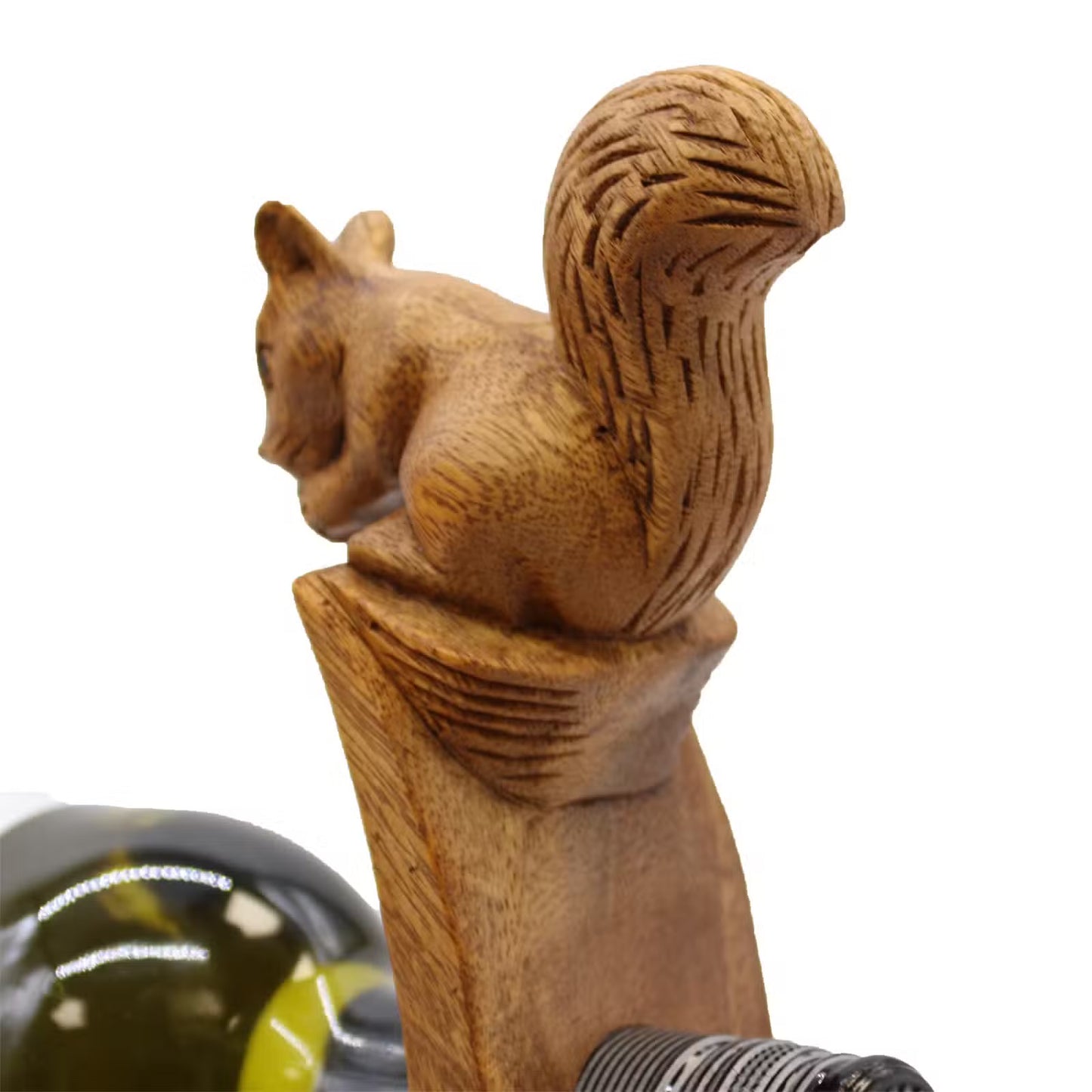 Drveni Stalak za Vino – Vjeverica