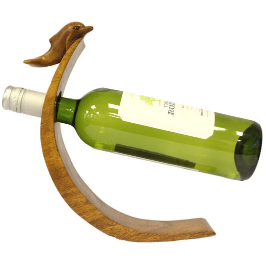 Drveni Stalak za Vino - Delfin