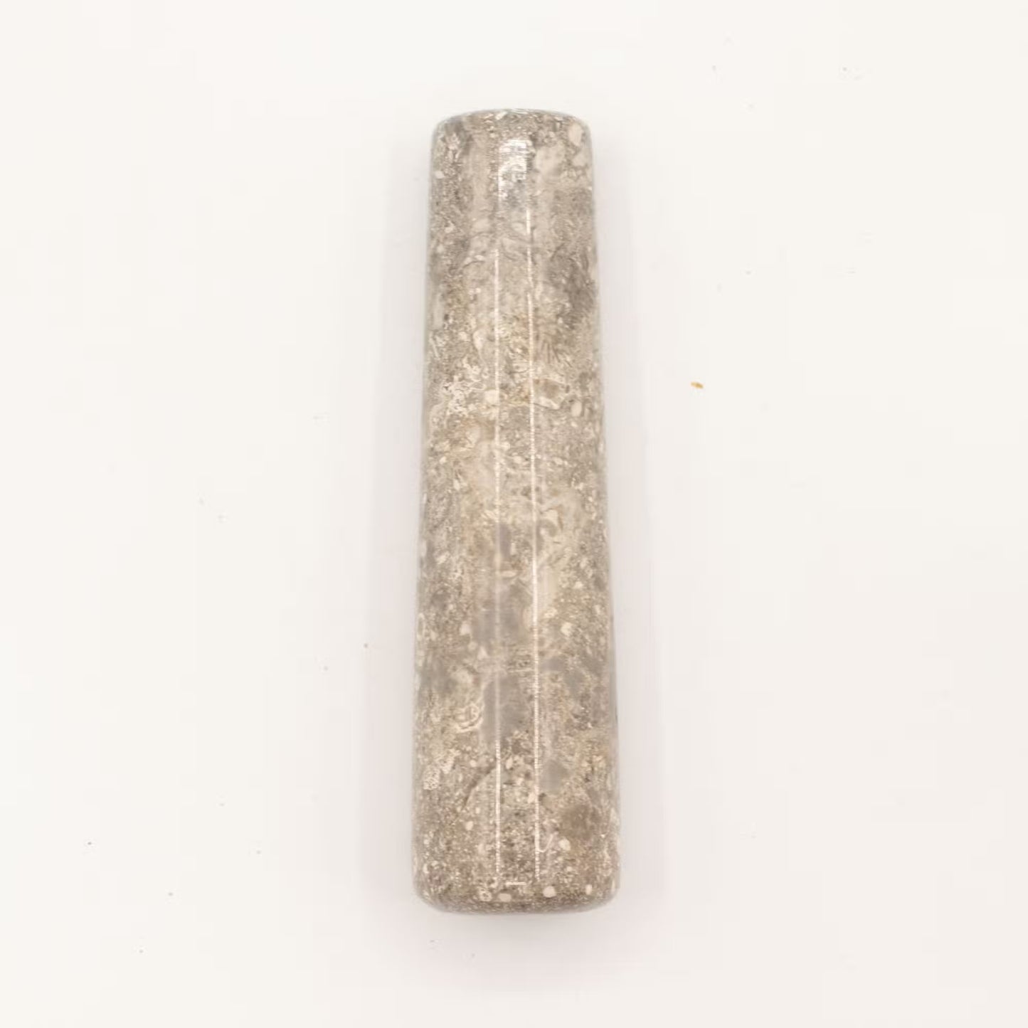 Ukrasni tučak i mužar od prirodnog riječnog kamena – Srednji (približno 12 × 8 cm)